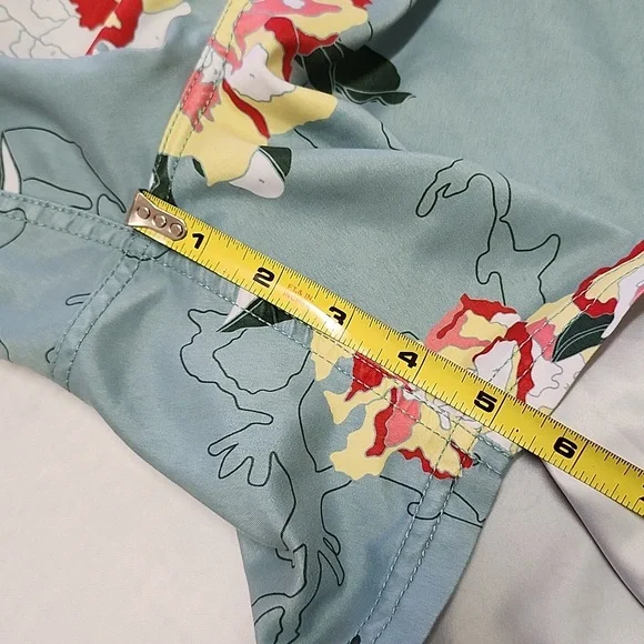 VANS Men's Floral Paint-By-Numbers Swim Board Shorts Elastic Drawstring Waist L - Picture 8 of 11